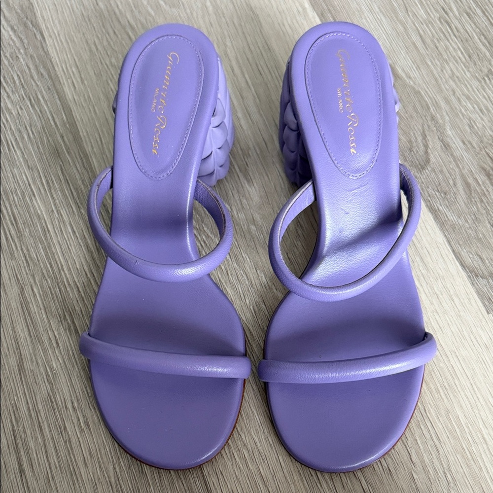 Gianvito Rossi Florea 60mm Leather Mules